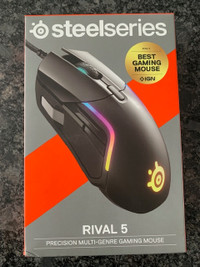 New In Box SteelSeries Rival 5 Gaming Mouse
