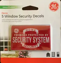 Decoy Window Security Decals