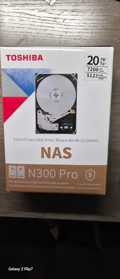 Toshiba 20tb hard drive New sealed , View more