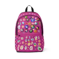Ita bag backpack Pink Fabric Printed