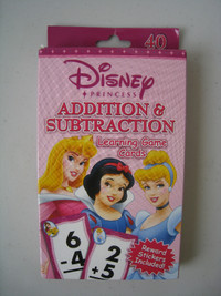 Disney Princess Learning Game Card Set