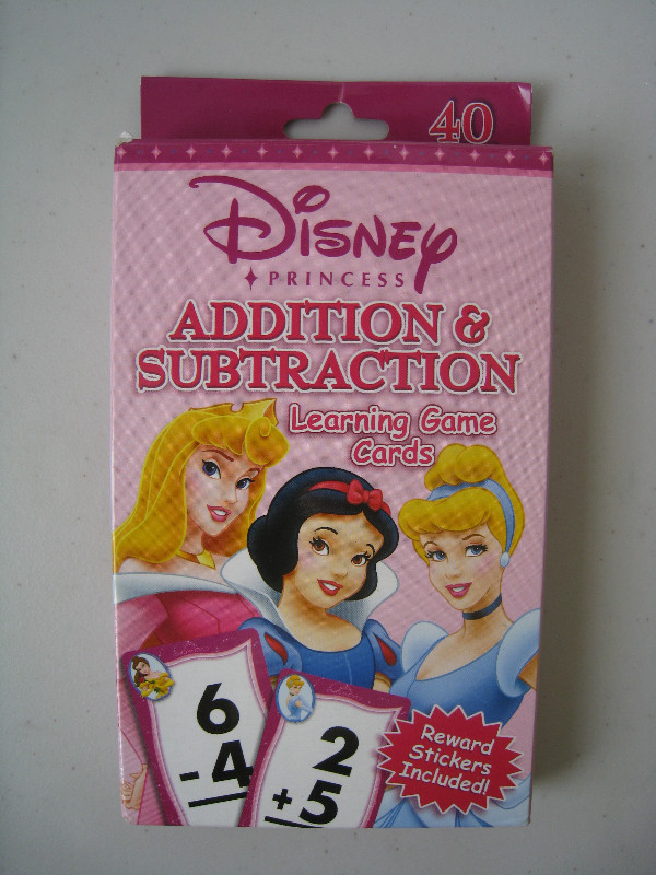 Disney Princess Learning Game Card Set in Toys & Games in Guelph