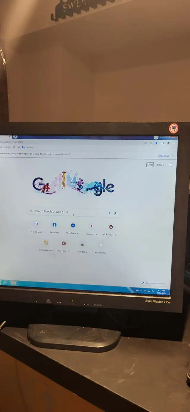 20" Samsung Computer Monitor in Monitors in Mississauga / Peel Region - Image 2