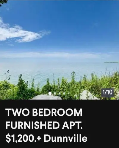 TWO BEDROOM APT 1,200., View more