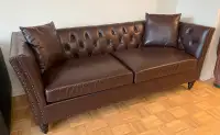 Leather sofa $400