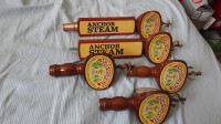 5 ANCHOR STEAM BEER TAP HANDLES BUNDLE/ 2TALL +3 SHORT