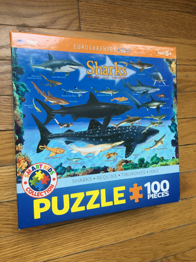 Sharks - 100-Piece Puzzle - by EuroGraphics, View more