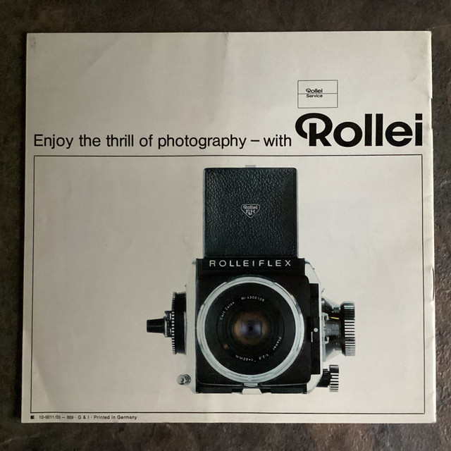 Original Rolleiflex SL66 film camera brochure 1969.  FREE SHIP in Cameras & Camcorders in City of Toronto - Image 2