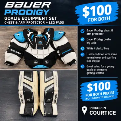 Bauer Prodigy Goalie Equipment Set, View more