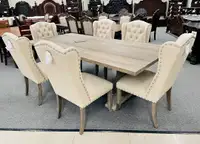 SOLID WOOD BRAND NEW DINING TABLE SET ON SALE 