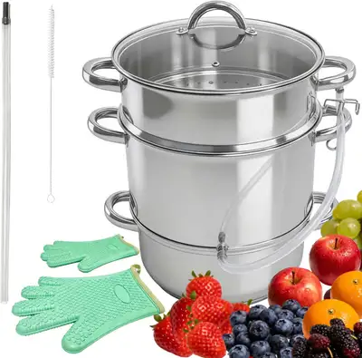 Stainless Steel Steam Juicer for Fruit & Vegetable Juice Extract, View more