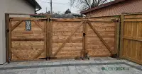 Wood gates and fences