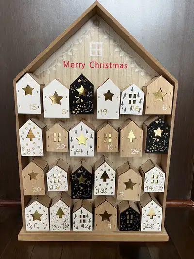 NEW Wood Advent Calendar, View more