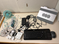 Miscellaneous electronic accessories, some unused (see desc.)