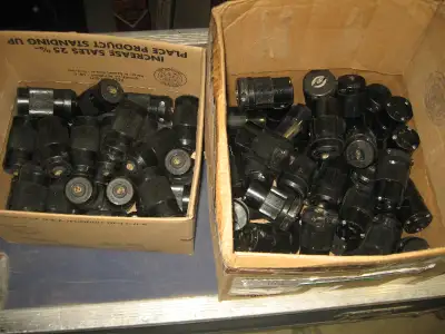 Assorted used 15 & 20 amp 125v connectors, View more