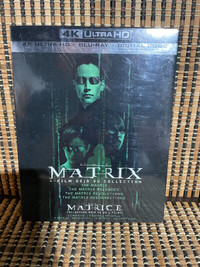 The Matrix Trilogy/Resurrections Box Set 4K/Blu-ray.