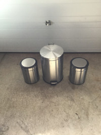 Stainless Garbage Cans