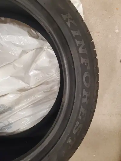 Kinforest KF550 245/45ZR19 98Y Radial Tubeless tire I bought my used car with unmatched tires from t...