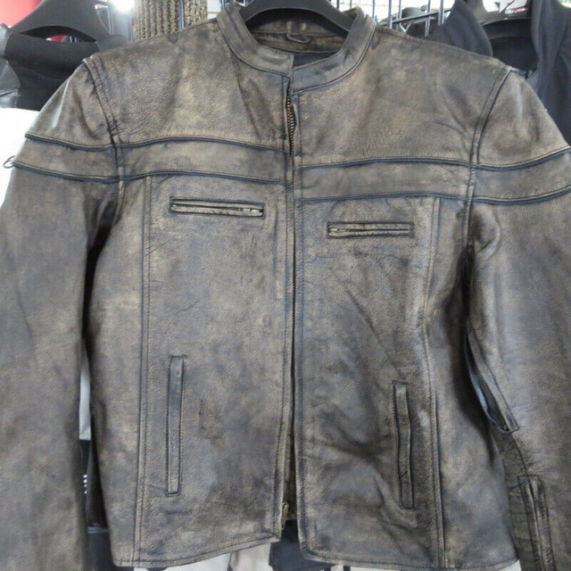 Men's Brown Distressed Leather Motorcycle Jackets in Men's in Oshawa / Durham Region