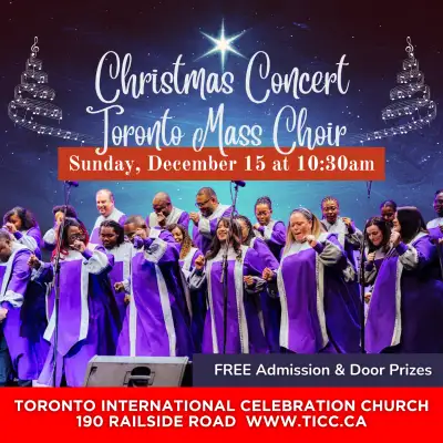 Experience an unforgettable celebration of Christmas joy & the power of gospel music! Toronto Intern...