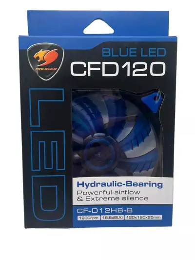 COUGAR Vortex Blue LED Cooling Fan 120MM Hydraulic-Bearing, View more