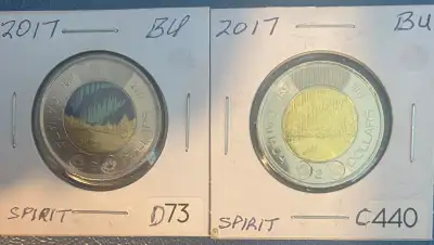 DANCE OF THE SPIRITS 2017 TOONIE BRILLIANT UNCIRCULATED COINS, View more