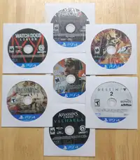 PS4 Games (Without Casing)