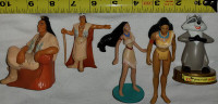 Pocahontas Book & 5 Toys Figures
