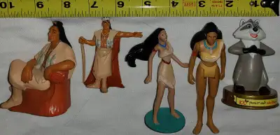 Pocahontas Book & 5 Toys Figures, View more
