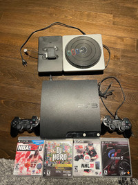 PlayStation 3 Slim Console, Controller and Games