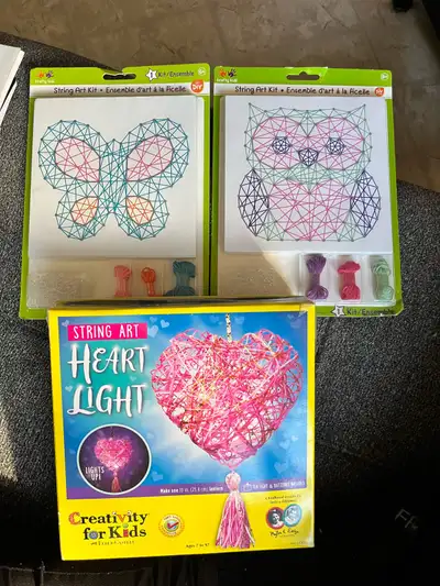 New Creativity for Kids and Krafty Kids String Art Kits, View more
