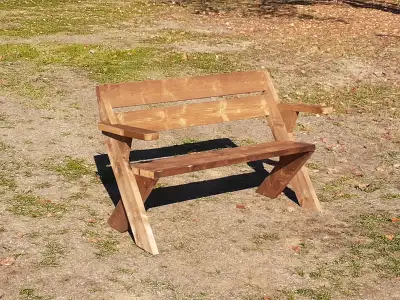 Porch, Deck, Firepit Bench, View more