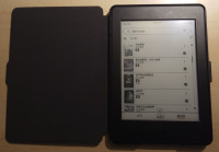 Amazon Kindle Paperwhite 3 with case