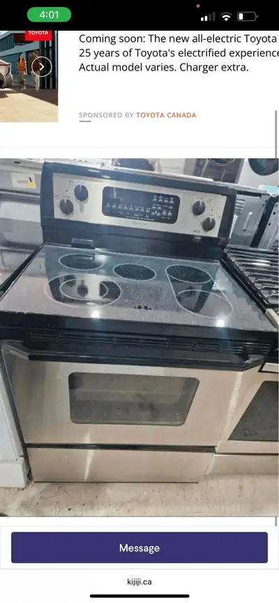 QUICK SLAE!! electric stove range oven can deliver , View more