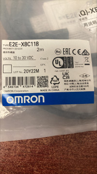 E2E-X8C118 2M Proximity Sensors M18 Shielded Output NPN, IOLink