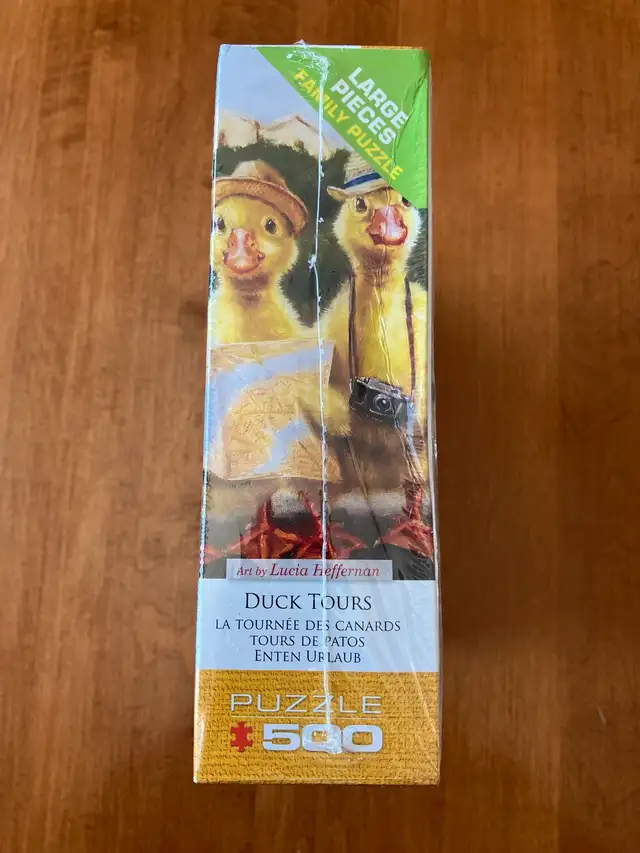 Brand New 500-Piece Large Pieces Eurographics Puzzle, Duck Tours62863284364801121