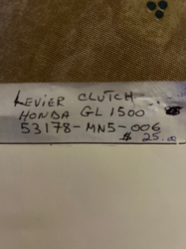Levier clutch/ honda dans Autre  à Ville de Montréal - Image 2