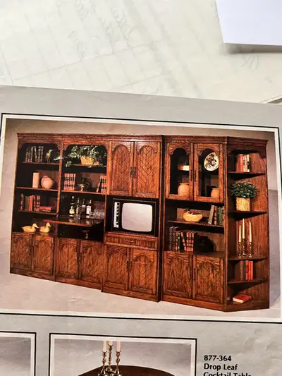 Oak wall units, View more