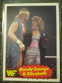 WWF 1985 OPC series II card #63 - Randy Savage & Elizabeth -MINT