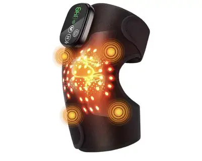 Heated Knee Brace with Vibration, Cordless Knee Massager for Mus, View more