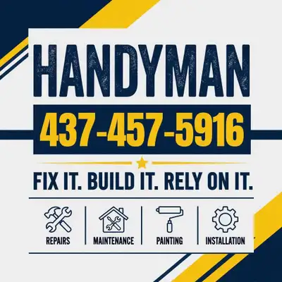 Handyman - 437-457-5916, View more