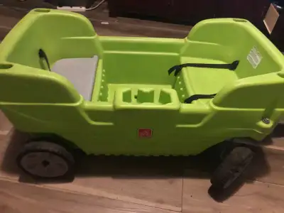 I am selling a used Step2 Wagon. It's a great way to haul your kids around, or to carry your stuff....
