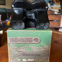 Vintage ViewMaster Stereoscope Bakelite Sawyer's Inc with box