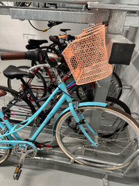 Blue Electra bike - basket, bell, heavy duty lock included