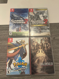 Nintendo Switch Games - Pokemon -  Xenoblade -  Final Fantasy