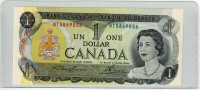 ONE DOLLAR CANADIAN BILLS-1973