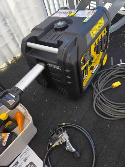 Champion Inverter Generator. Used 3 times during power outages last year. Purchased June 2025. Have...