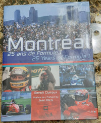 Beau Livre 11 x 14 Montreal 25 Ans de Formule 1