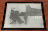 Johannes Brahms au piano