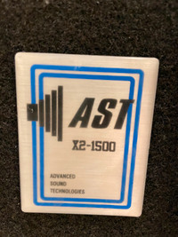 AST X2 1500 / Advanced Sound Technology / Stereo Speakers (2pc)